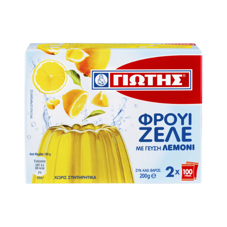 Fruchtgelee Zitrone (200g) Jotis von Jotis bei Araxxon  - Hochwertiges griechisches Produkt.   Fruchtgelee Zitrone (200g) Jotis από Jotis στο Araxxon  - Αυθεντικό ελληνικό προϊόν.